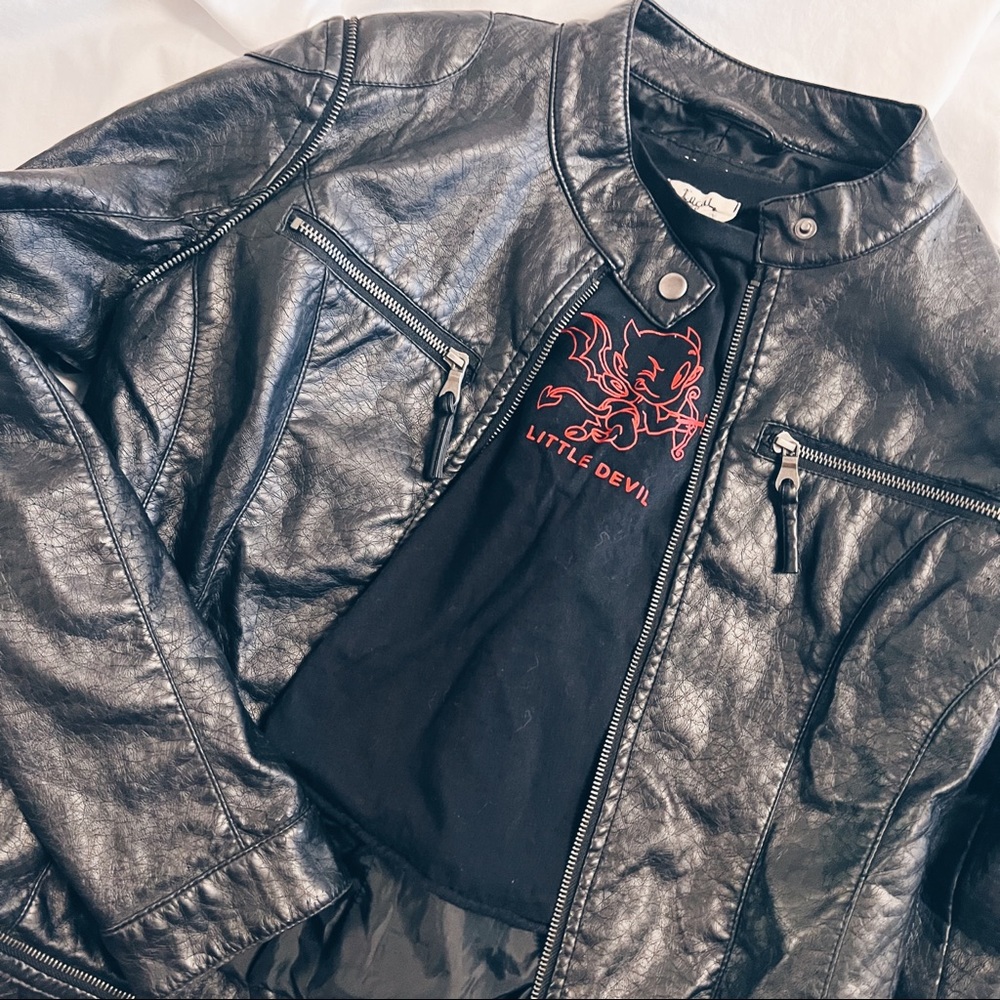 Brave Soul Faux Leather Jacket